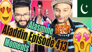 Pakistani Boys React | Aladdin Episode 413 | Alasmine Moments Mix | Sak Reaction