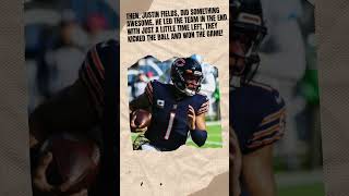 CHICAGO BEARS made HISTORY| NO TOUCHDOWN but won|#shorts#nfl