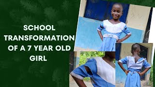 Transformation of a 7 year primary 1 school child.