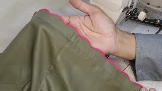 trouser Pant का बिलकुल नया design //Palazzo design 2024 with piping cutwork