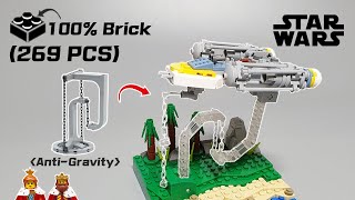 Lego Starwars Tensegrity Sculpture, Lego Y-Wing StarFighter Anti-Gravity