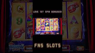 Landing Super Jackpot Wheel on $30 Thunder Cash! #fnsslots #slots #slotmachine #gambling #casino