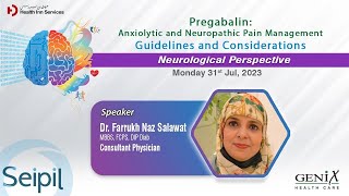 Webinar on Pregabalin: Anxiolytic and Neuropathic Pain Management | Dr. Farrukh Naz Salawat!