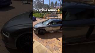 AUDI R8 MONSTROUS V10 SOUND (LOUD) #cars #audir8 #r8 #audi #audisport #supercars