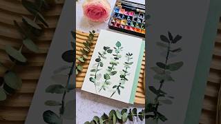 Watercolor Eucalyptus #watercolorpainting