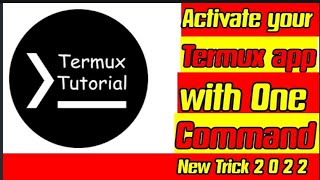 How to activate termux app with one command?/ Aik e command sy termux mi all packages install Karin