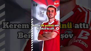 Kerem Aktürkoğlu Benfica'da ilk golünü attı. #keremaktürkoğlu #benfica #goal