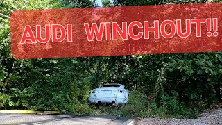 Audi TT Winchout Loading Snatch Block#viral#youtube#wrecker#rollback#towtruck#recovery#video#towing.