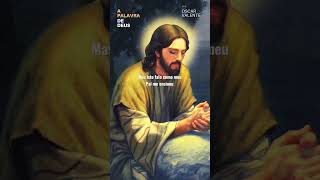 Jesus faz umas das melhores reflexões sobre a Palavra de Deus #bíblia #fé #shorts #oração #jesus