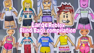 10 Minutes of ✨Large Roblox Blind Bags opening✨