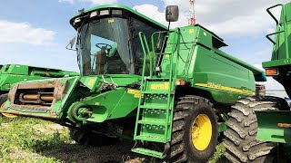 Осмотр и обзор!!! (покупка) комбайна  John Deere 9600 (1995 г.) John Deere 9780 (2000г.)