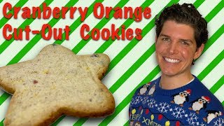 How to Make Cranberry Orange Cut Out Cookies with Recipe