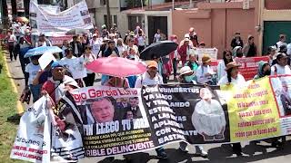 Marcha a Toluca del FMVD y PIDH