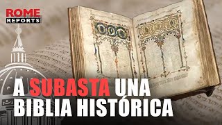 Subastada en EEUU por más de 6 millones de euros una Biblia escrita por un rabino español