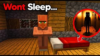 This Villager Wouldn't Fall Asleep, So I Found Out Why... (Minecraft Creepypasta)