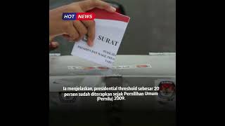 MK Konsisten Presidensial Threshold 20% Kontutusional