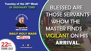 Tuesday of the Twenty-ninth Week in Ordinary Time |Daily TV Mass, Tuesday 22nd October, 2024