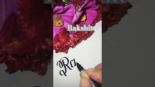 beautiful name writing #rakshith #shorts #youtube #trending #dance #funny #comedy #love #cute #trend