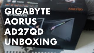 Gigabyte AORUS AD27QD 144HZ IPS Unboxing