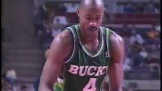 Milwaukee Bucks @ Detroit Pistons 12/14/88 Part 1 WCGV Channel 24