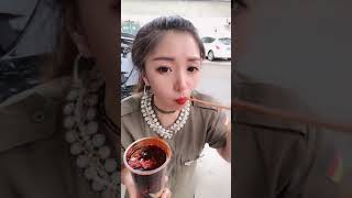 ASMR | China , eating fast  , Nooldes