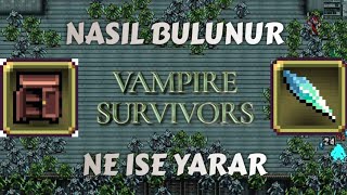 Arma Dio ve Santa Javelin Nasıl Bulunur Ne İşe Yarar? | Vampire Survivors