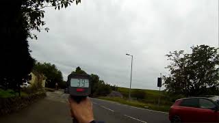 TWICE WHO/UN  SAFE SPEED BESIDE RESIDENTIAL STREET PAVEMENT 19 JULY 2023