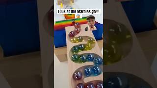 Look at the Marbles go!!! 😱 #shorts #marbles #reaction