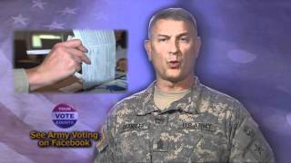 PSA: Sergeant Major of the Army on Absentee Voting