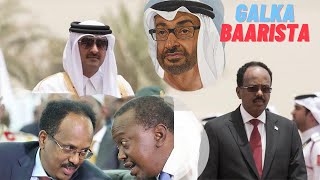 Doorka dalalka Qatar,Imaaraadka iyo Kenya ku leeyihiin Doorashada Soomaaliya (Galka Baarista)