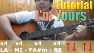 Como tocar IM YOURS de JASON MRAZ Version SIMPLIFICADA