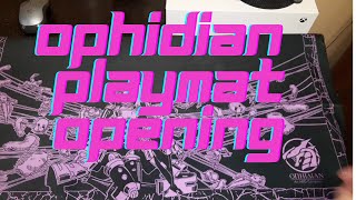 Yugioh Ophidian Accessories Dark Puppets PLAYMAT OPENING