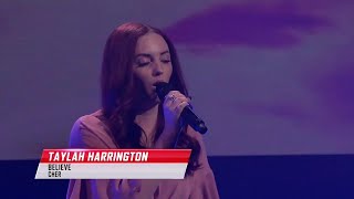 Taylah Harrington - Believe | The Voice Australia 6 (2017) | Blind Auditions