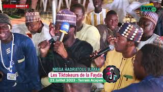 Zikroulah /MEGA HADARA JUMMAH Terrain Acapes Organisé par les Tiktokeurs de la Fayda 21 Juillet 2023