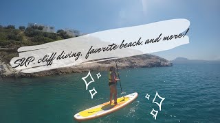 PADDLE BOARDING IN CHANIA (day 3) - EURO TRIP 2019