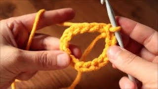 How to join a chain with a slip stitch #4