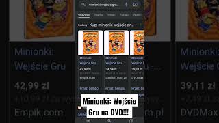 MINIONKI: WEJŚCIE GRU NA DVD!!! #shorts