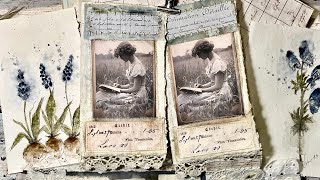 Two more of the journals, romantic and oldlooking. Flippthrue. ( bouth sold, thank you!)