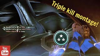 Halo: triple kill montage with bonus overkill.