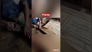 perakitan pintu kayu jati minimalis#kayujati #shorts #pintukayu