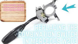 Wymiana przełącznika zespolonego w Mercedes W203|Replacing the combination switch in Mercedes W203