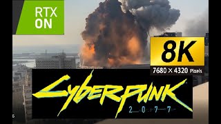 8K + RTX ON in Cyberpunk 2077 Meme