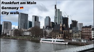 Frankfurt am Main, Germany 🇩🇪 City Walk 😍 Франкфурт на Майне 🇩🇪 Прогулка по городу 🥰