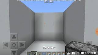 HOW TO MAKE EASY WATER DISPENSER IN MINECRAFT PE