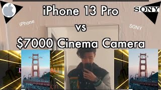 İPHONE 13 PRO (3x Tele Camera) VS 7000$ Cinema Camera (50mm) 🤩