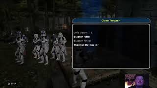 Star Wars Battlefront Classic Collection Galactic Conquest Part 1 livestream (republic)