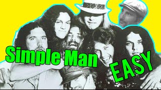 Simple Man Guitar Lesson - Acoustic Guitar - How To Play - EASY Song