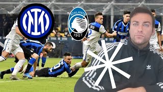 INTER ATALANTA LIVE FINE PRIMO TEMPO REACTION