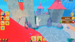 SpongeBob Simulator Roblox medieval out of map!