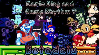 Mario Sing and Game Rhythm 9 But Everyone Sings it [FNF]